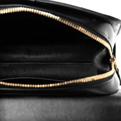 Chanel Calfskin Chevron Quilted Medal Flap Black 5 of 11