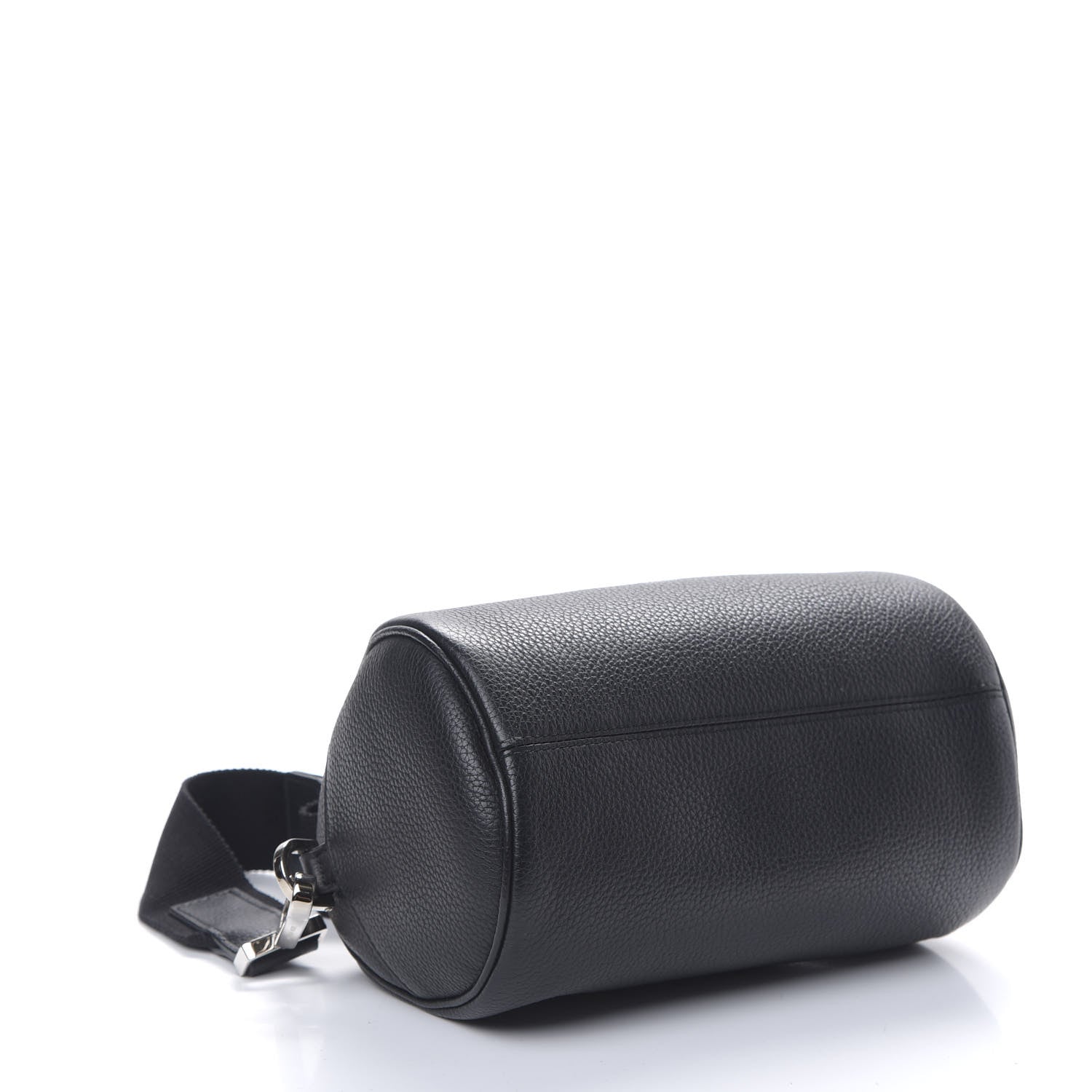 Christian Dior HOMME Grained Calfskin Mens Roller Pouch Black 3 of 8