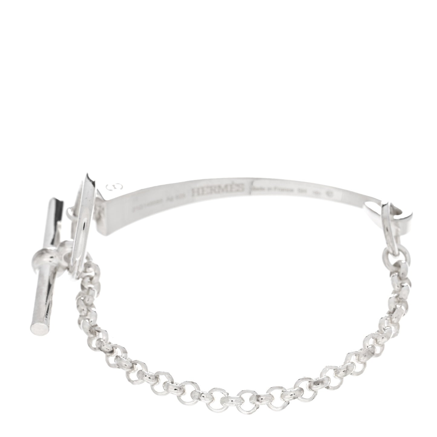 Sterling Silver Clou de Forge Toggle Bracelet SH