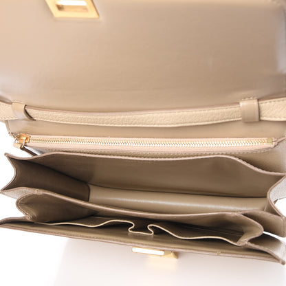 Celine Goatskin Medium Classic Box Flap Bag Dune 5 of 9