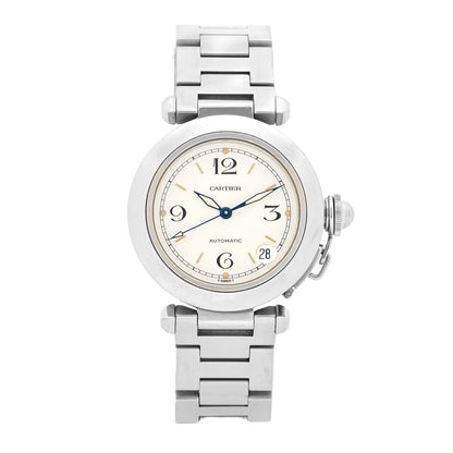 Cartier Stainless Steel 35mm Pasha C Automatic Watch 1 of 4