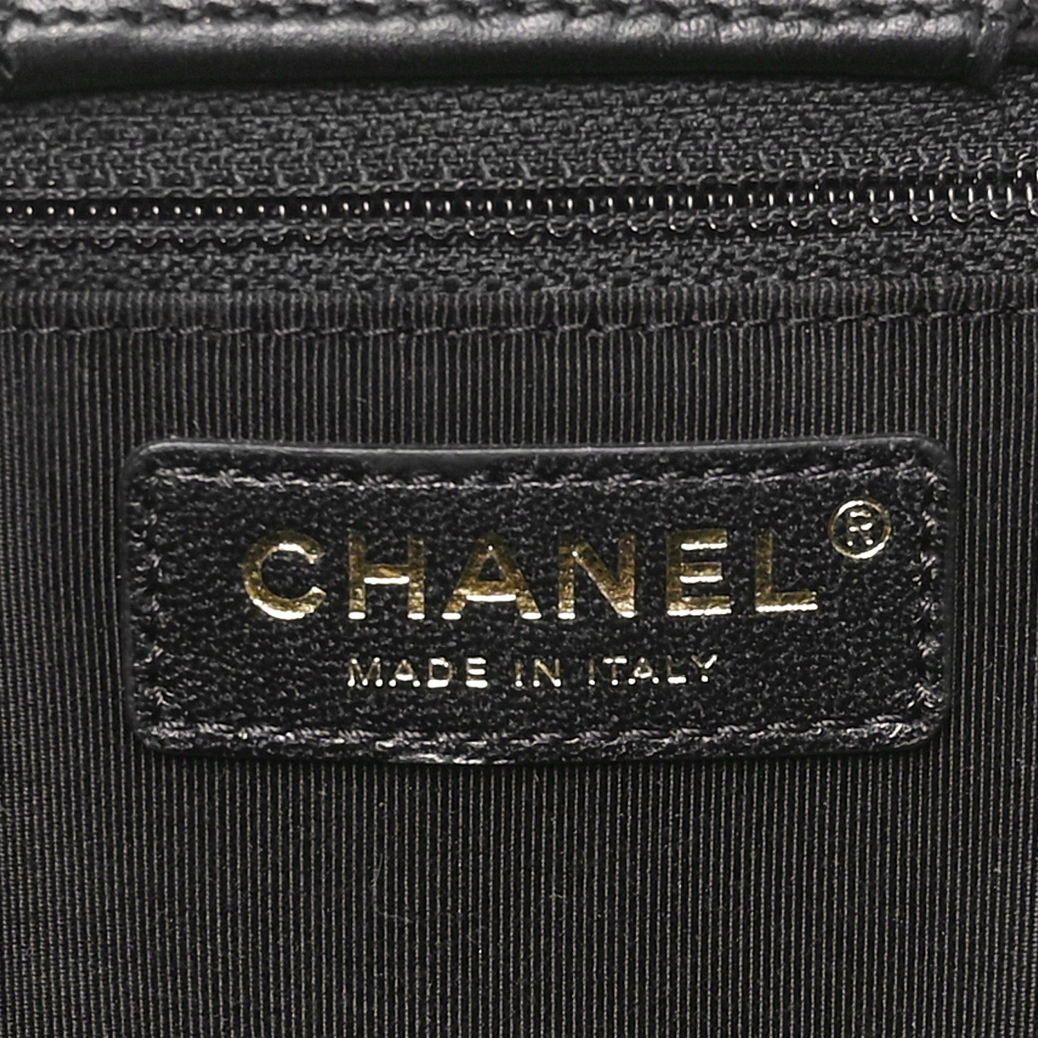 Chanel Calfskin Quilted Large Shopping Tote Black 6 of 10