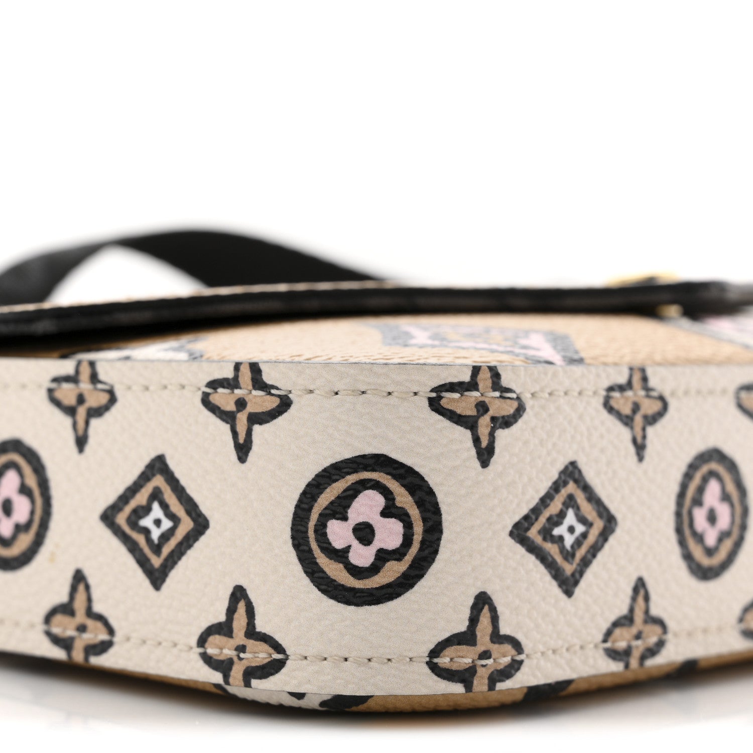 Louis Vuitton Monogram Wild At Heart Felicie Strap & Go Arizona Creme 8 of 9