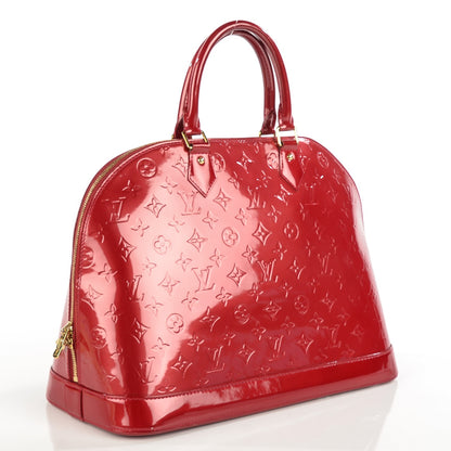 Louis Vuitton Vernis Alma GM Pomme D'Amour 3 of 7