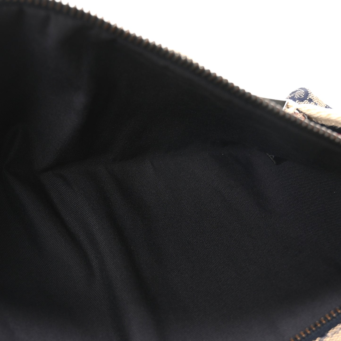 GG Monogram Web Double Pocket Belt Bag Navy