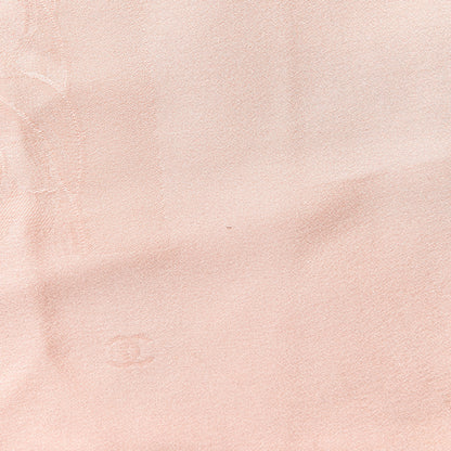 Chanel Silk Logo Scarf Pink 3 of 4