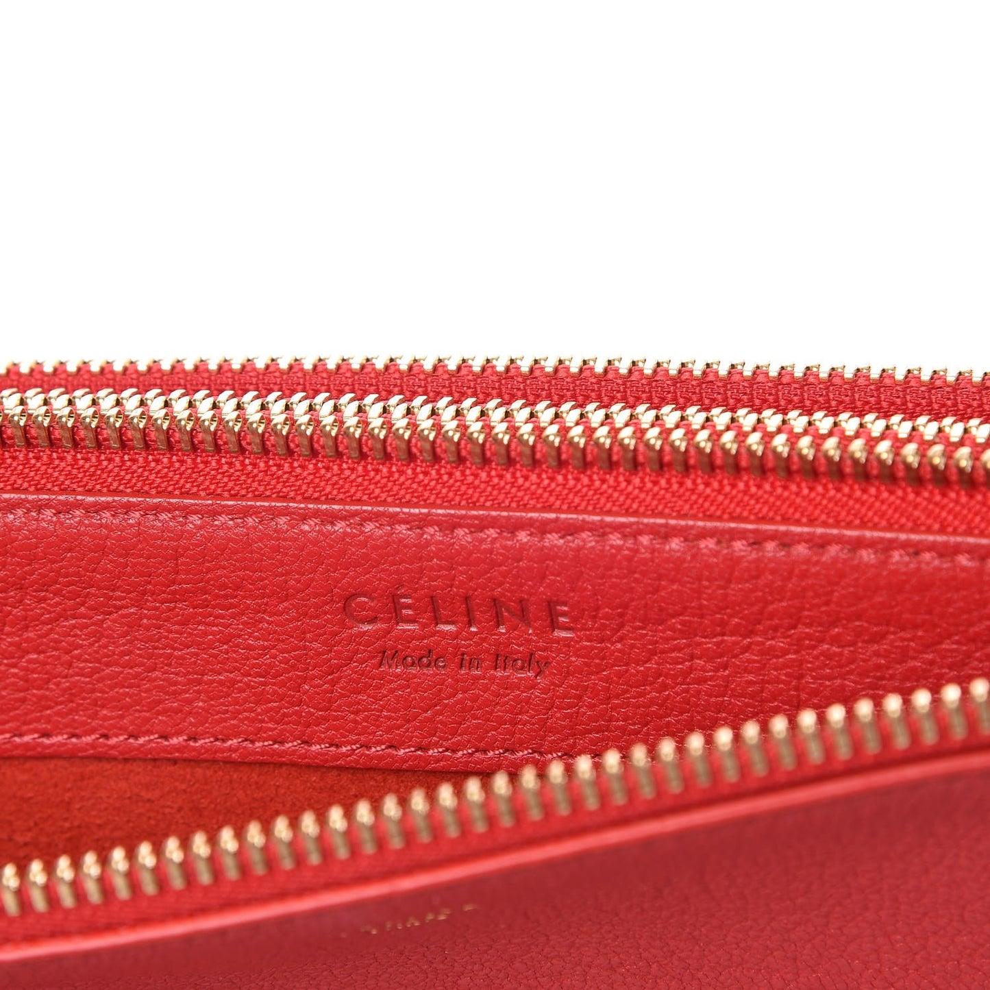 Goatskin Large Trio Crossbody Bag Scarlet