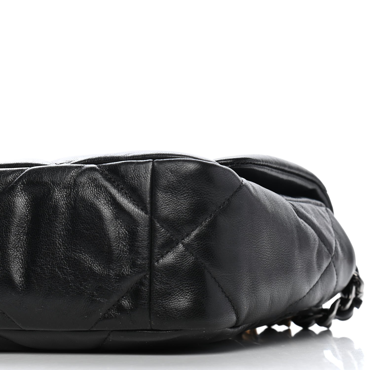 Chanel Goatskin Quilted Medium Chanel 19 Flap Black 10 of 10