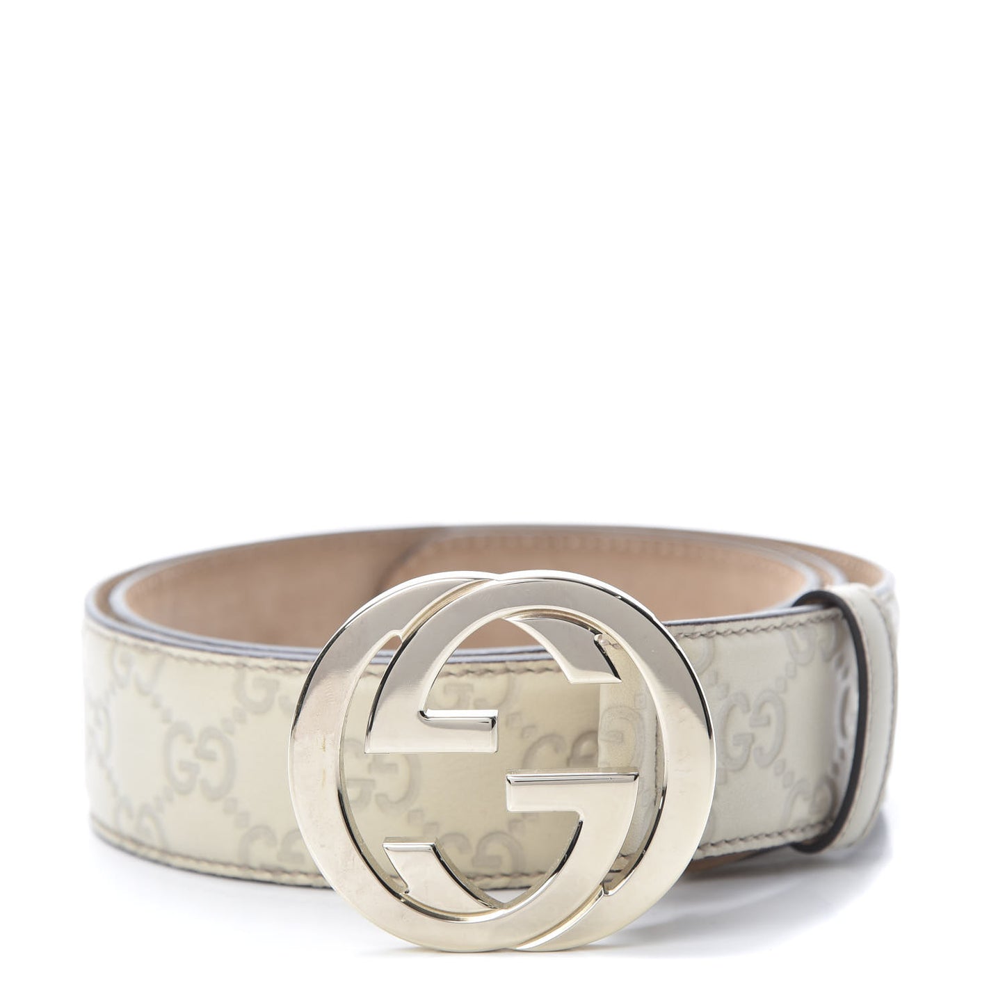 Guccissima Interlocking G Belt 95 38 Off White