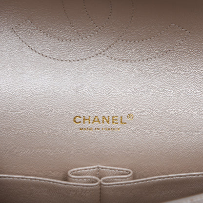 Chanel Metallic Caviar Maxi Double Flap Light Gold 6 of 8