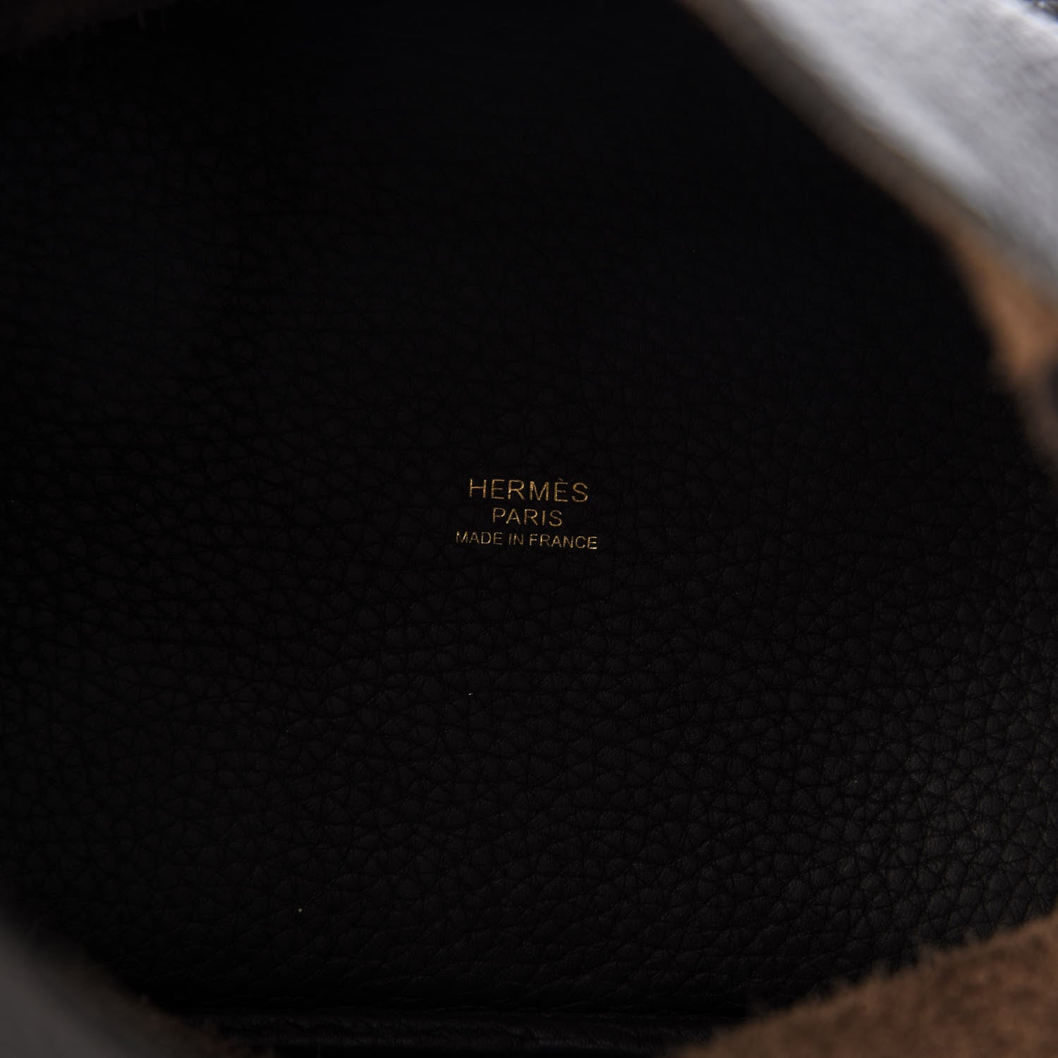 Hermes Taurillon Clemence Picotin Lock 18 PM Ebene 8 of 10