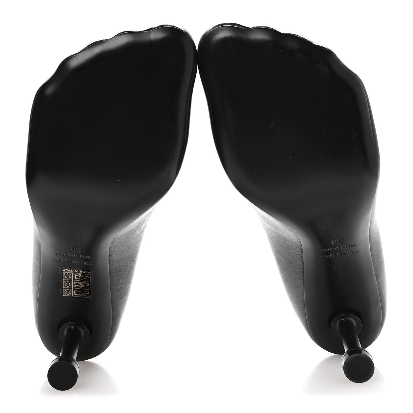 Soft Sheepskin Fetish Pump 38 Black