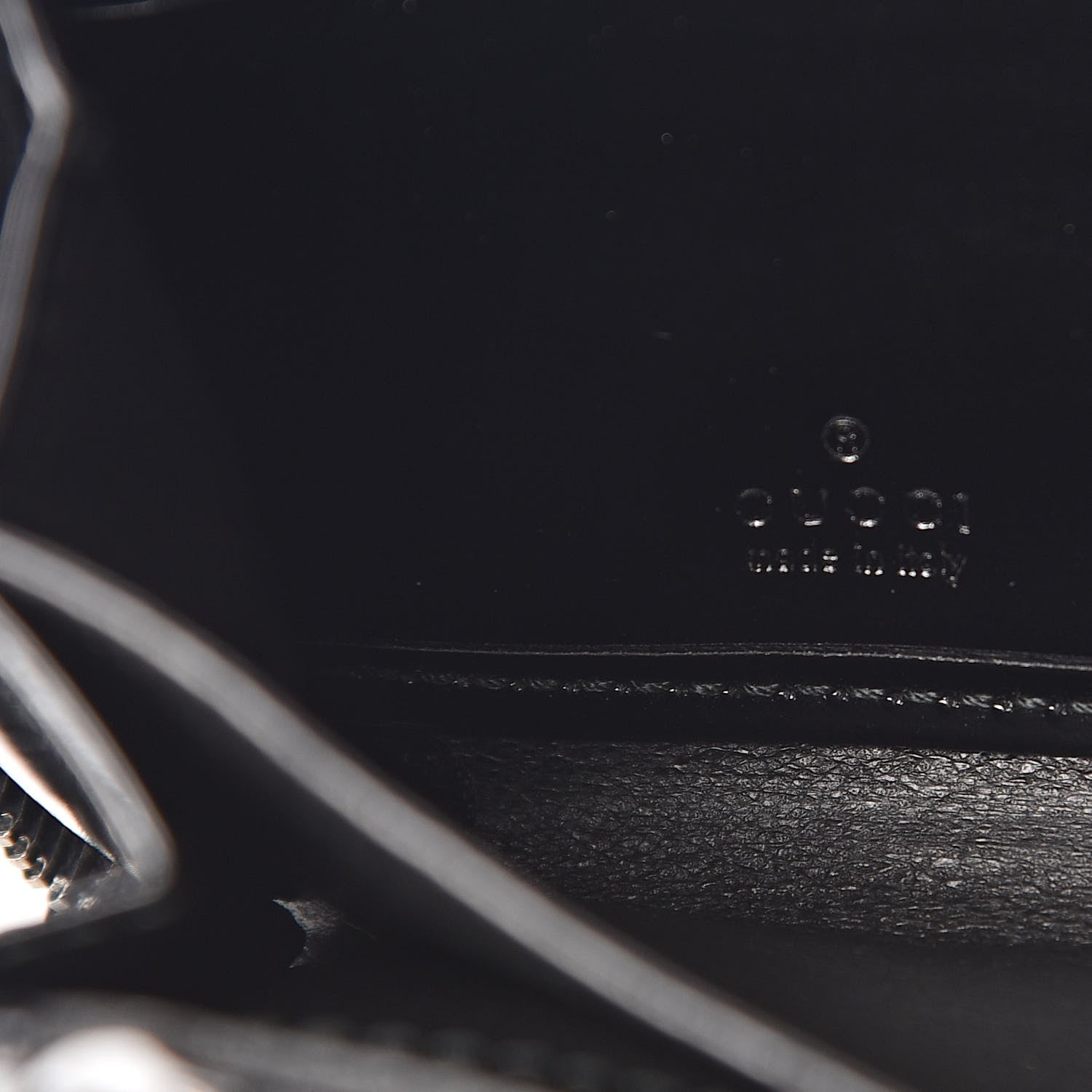 Gucci Imprime Monogram GG Pierce Zip Around Wallet Black 6 of 7