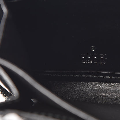 Gucci Imprime Monogram GG Pierce Zip Around Wallet Black 6 of 7