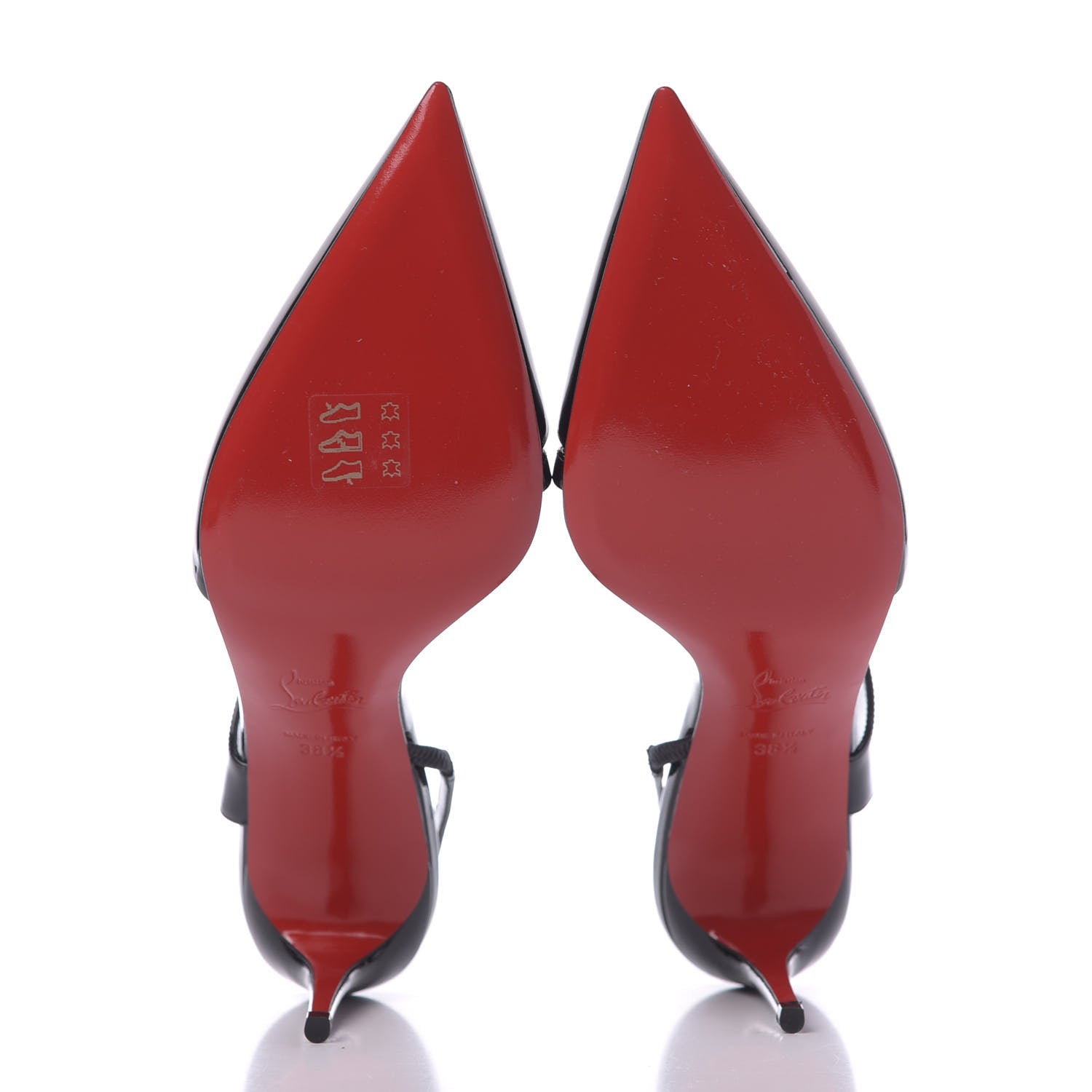 Christian Louboutin Patent Brandina 85 Pumps 38.5 Black 5 of 8