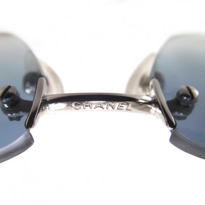 Chanel Frameless CC Logo Sunglasses Blue Gradient 8 of 13