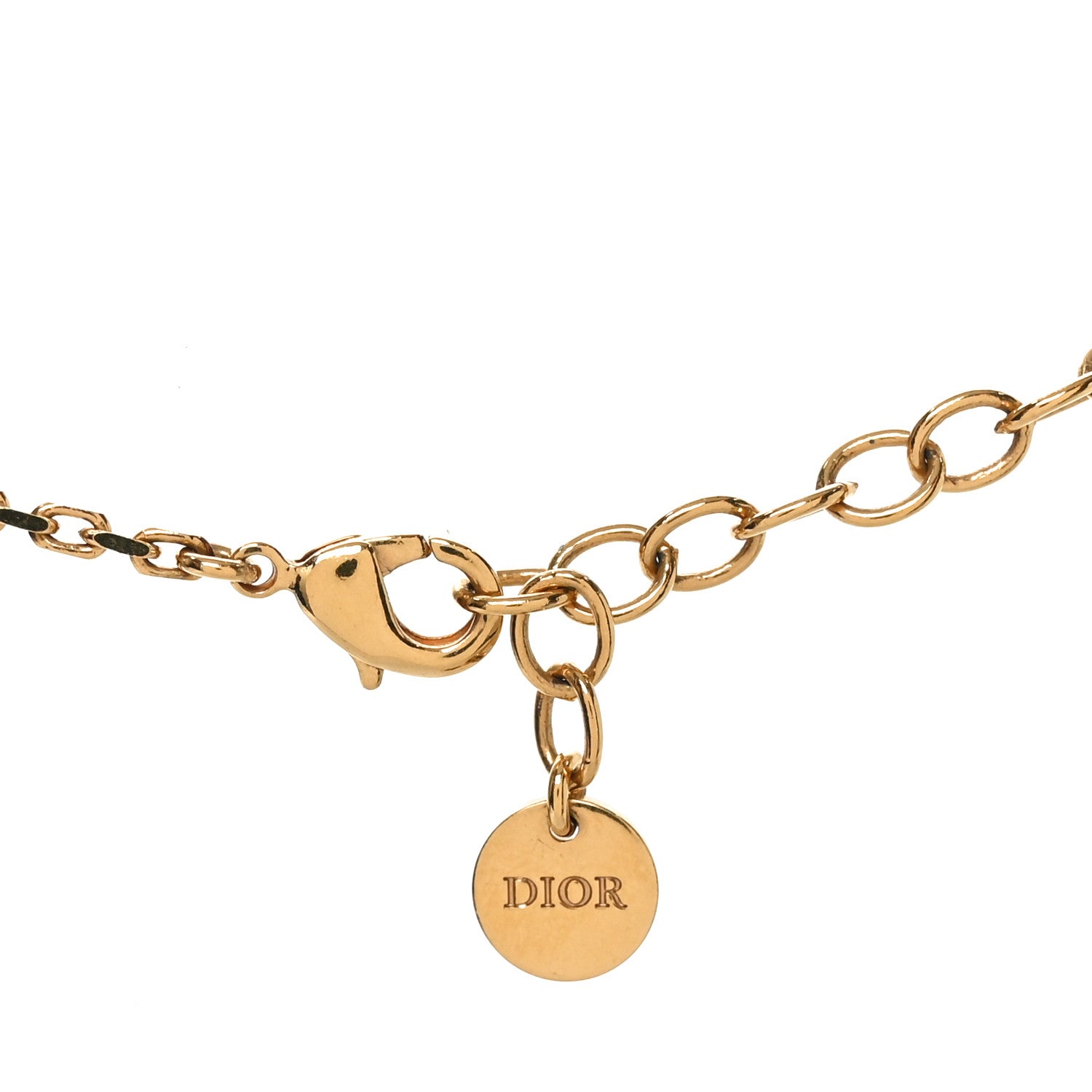 Christian Dior Metal Lacquer Dio(r)evolution Necklace Gold 4 of 5