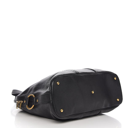 Saint Laurent Calfskin Oversized Muse Black 3 of 11