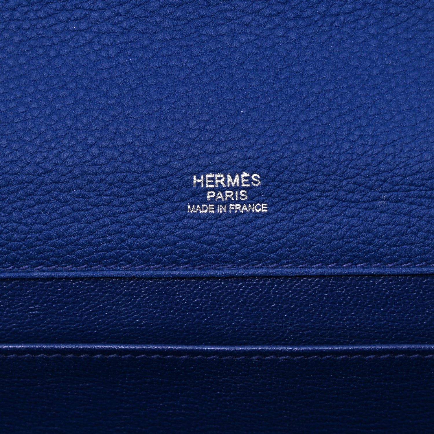 Hermes Togo Etribelt Bleu Electrique 6 of 8