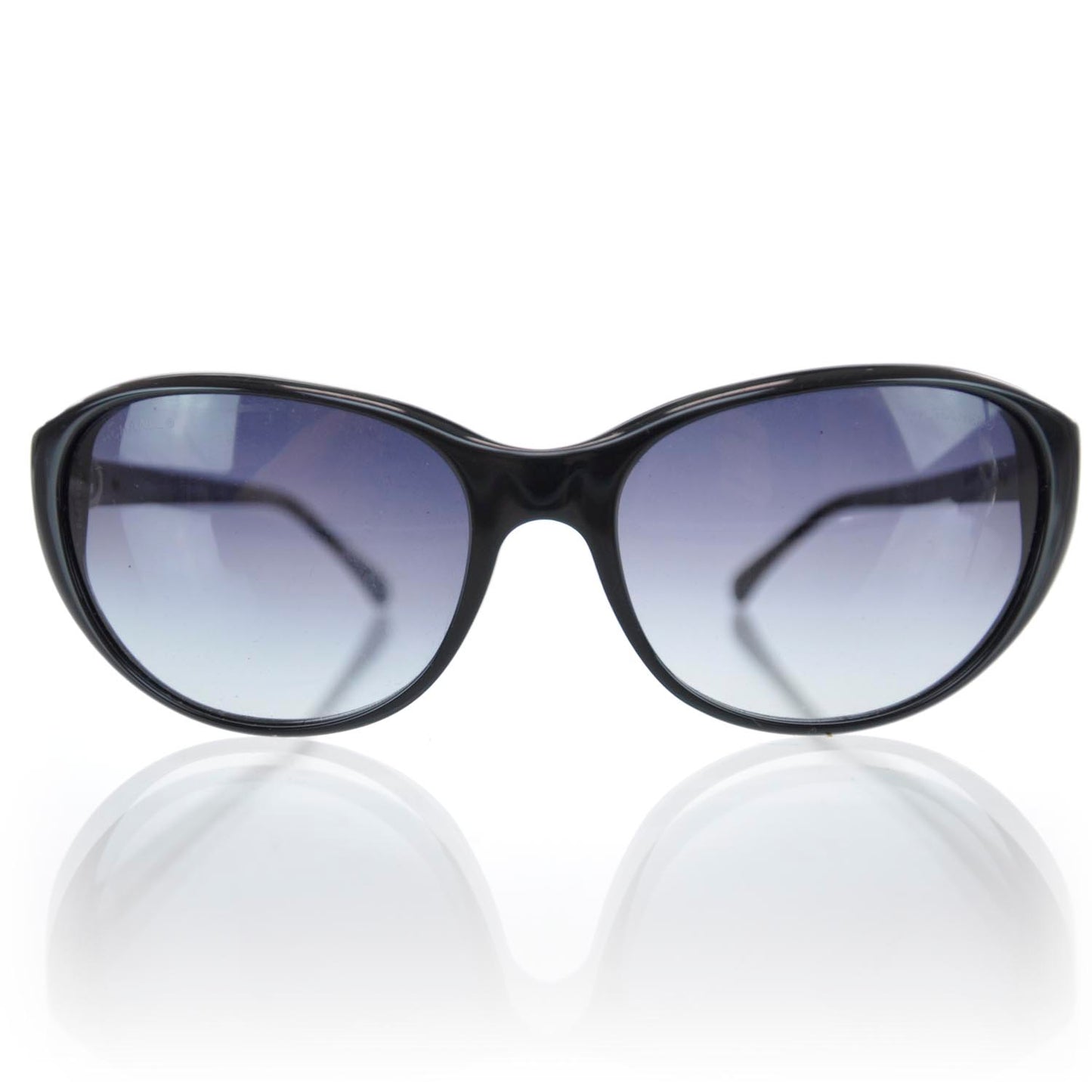 Acetate Collection Bouton Cat Eye Sunglasses 5190 Black