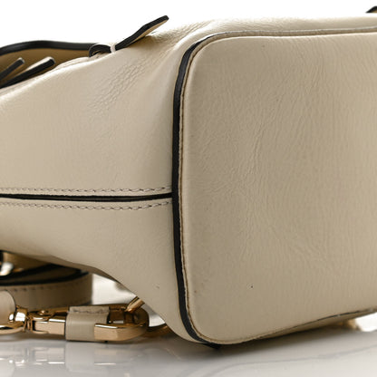 Chloe Suede Calfskin Mini Faye Backpack Off White 9 of 13