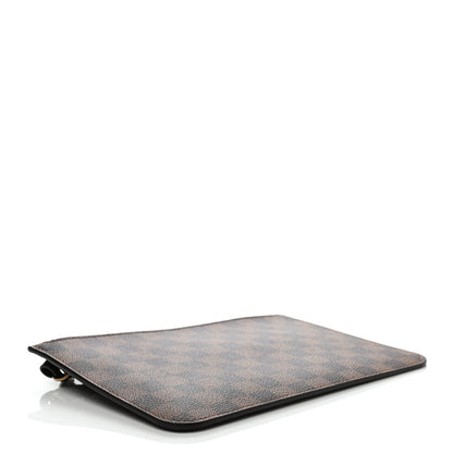 Louis Vuitton Damier Ebene Neverfull MM GM Pochette 4 of 7