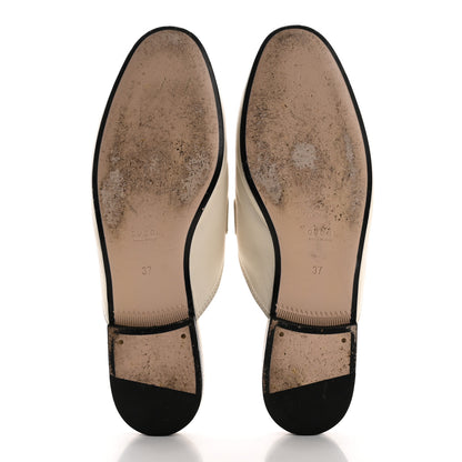 Gucci Malaga Kid Web Womens Princetown Slippers 37 Mystic White 6 of 14