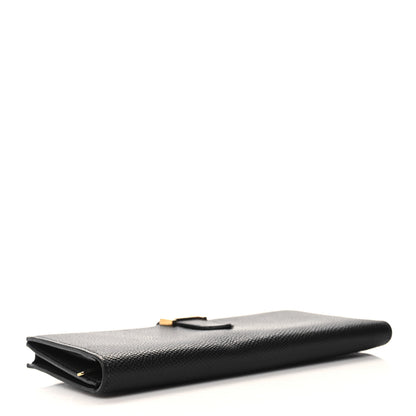 Hermes Epsom Bearn Gusset Wallet Black 4 of 11