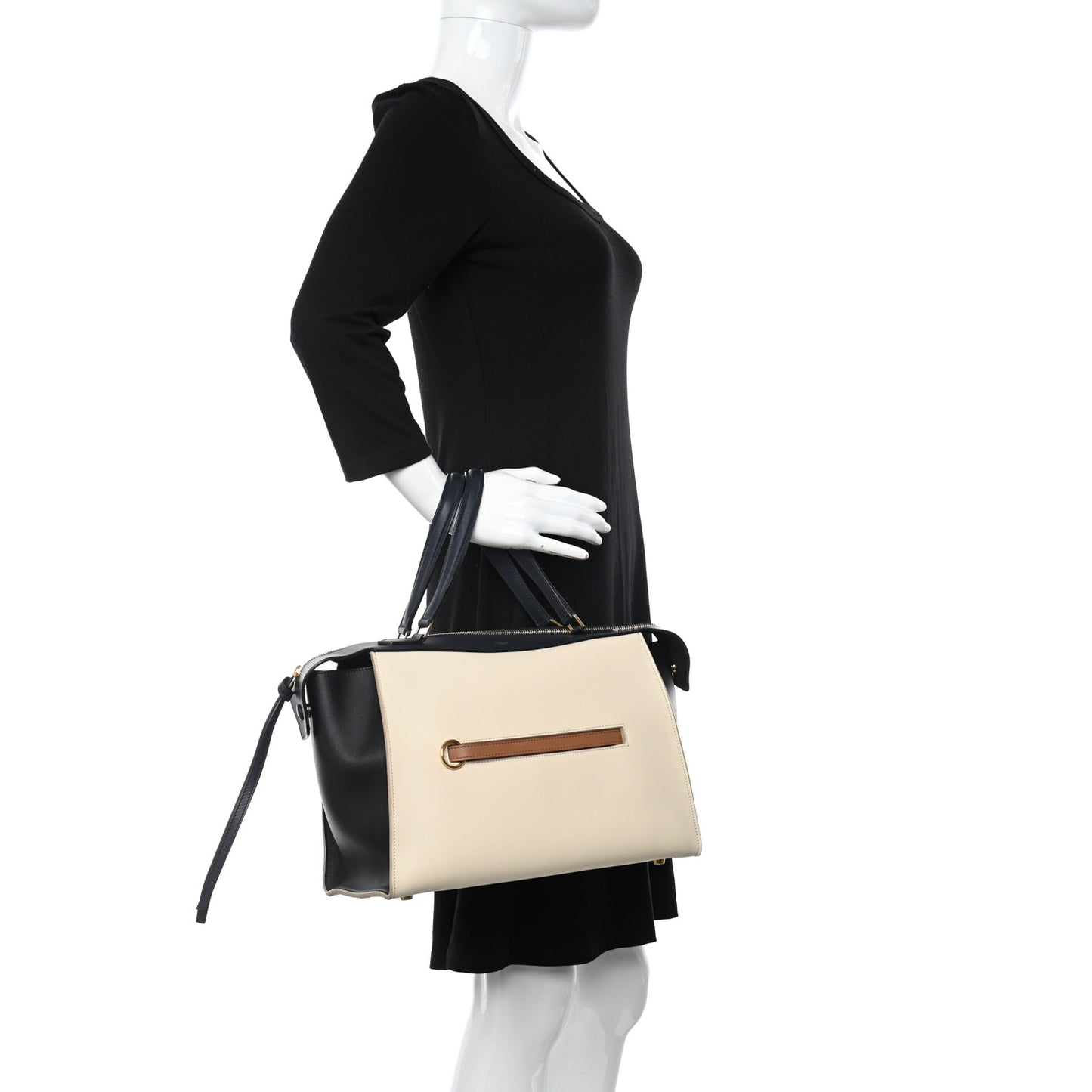 Smooth Calfskin Small Ring Bag Chalk
