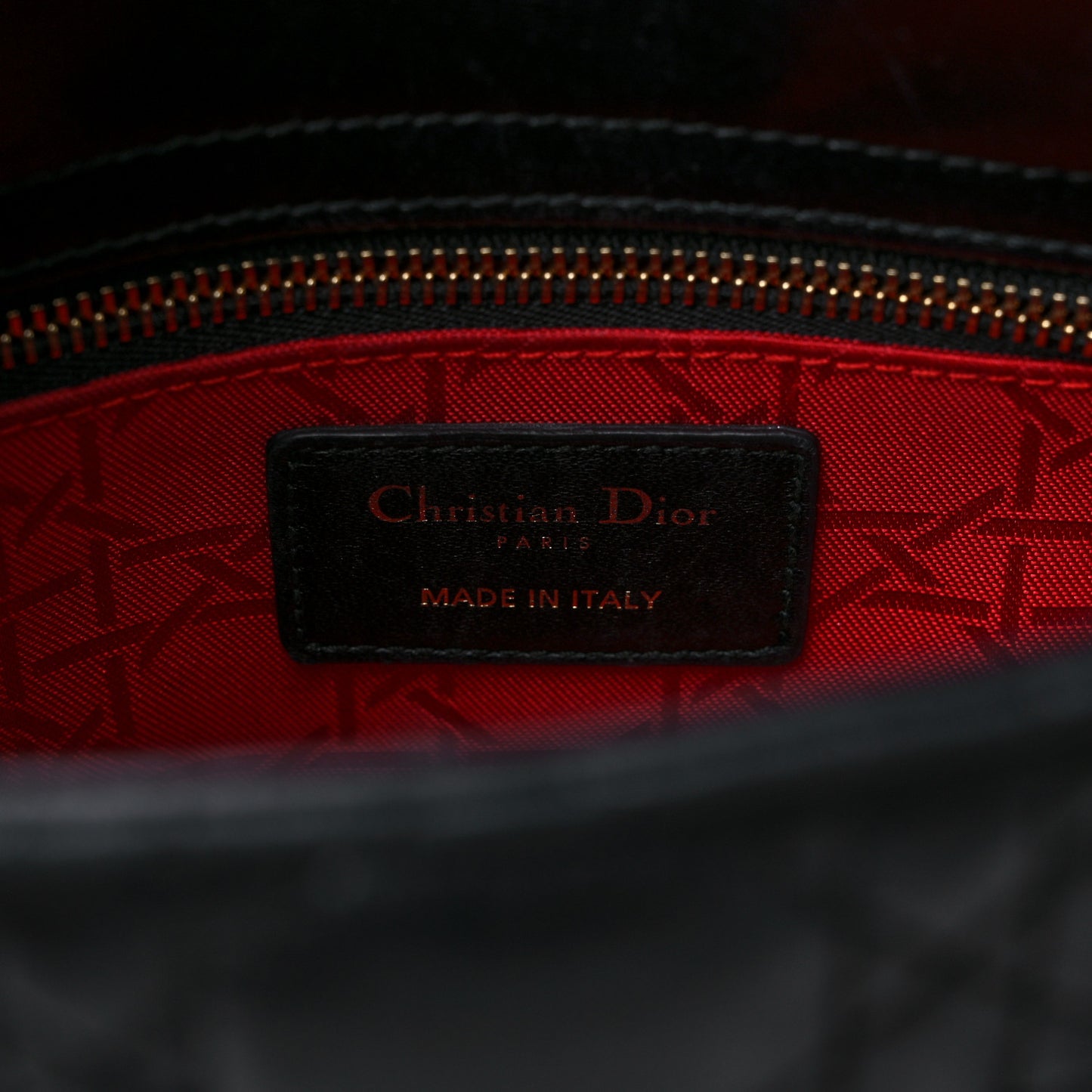 Lambskin Cannage Small My ABCDior Lady Dior Black