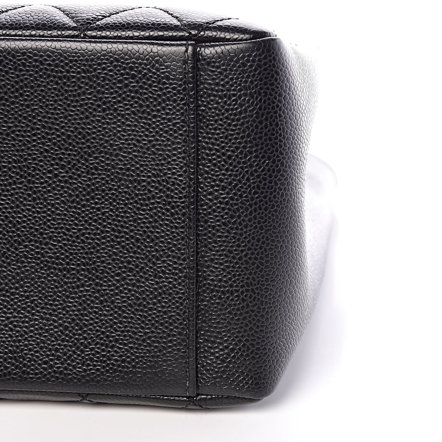 Caviar Quilted Grand Shopping Tote GST Black