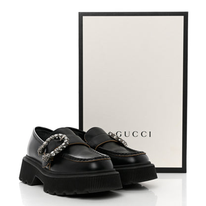 Gucci Cordovan Lux Dionysus Hunder Loafers 35.5 Black 12 of 12