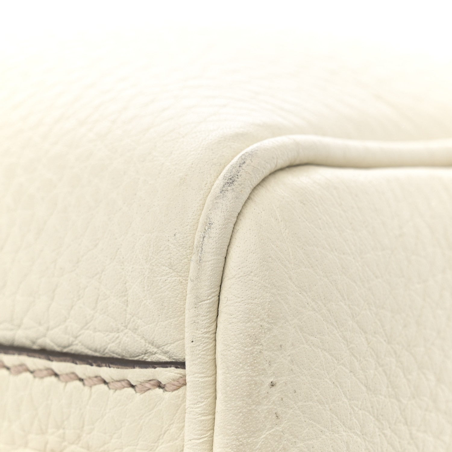 Gucci Grained Calfskin Medium Diana Bamboo Top Handle Tote Ivory 13 of 14