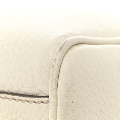 Gucci Grained Calfskin Medium Diana Bamboo Top Handle Tote Ivory 13 of 14