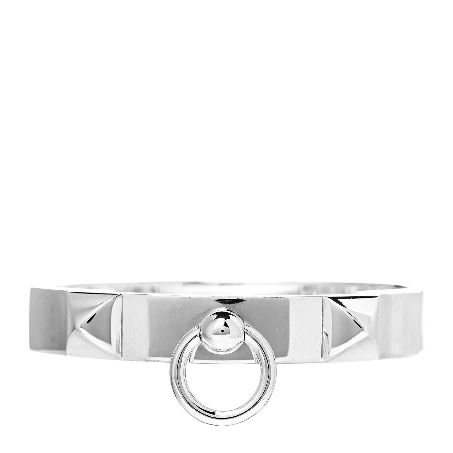 Sterling Silver PM Collier De Chien Bracelet XS