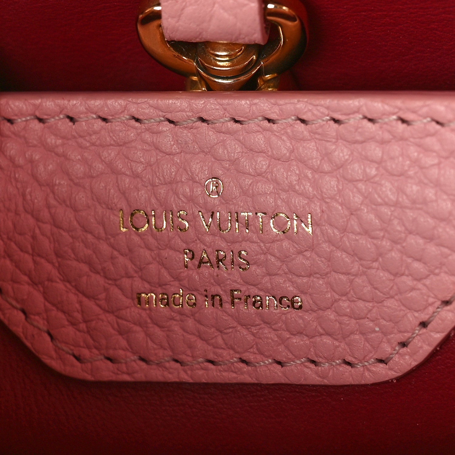 Louis Vuitton Taurillon Gradient Capucines BB Pink 6 of 9