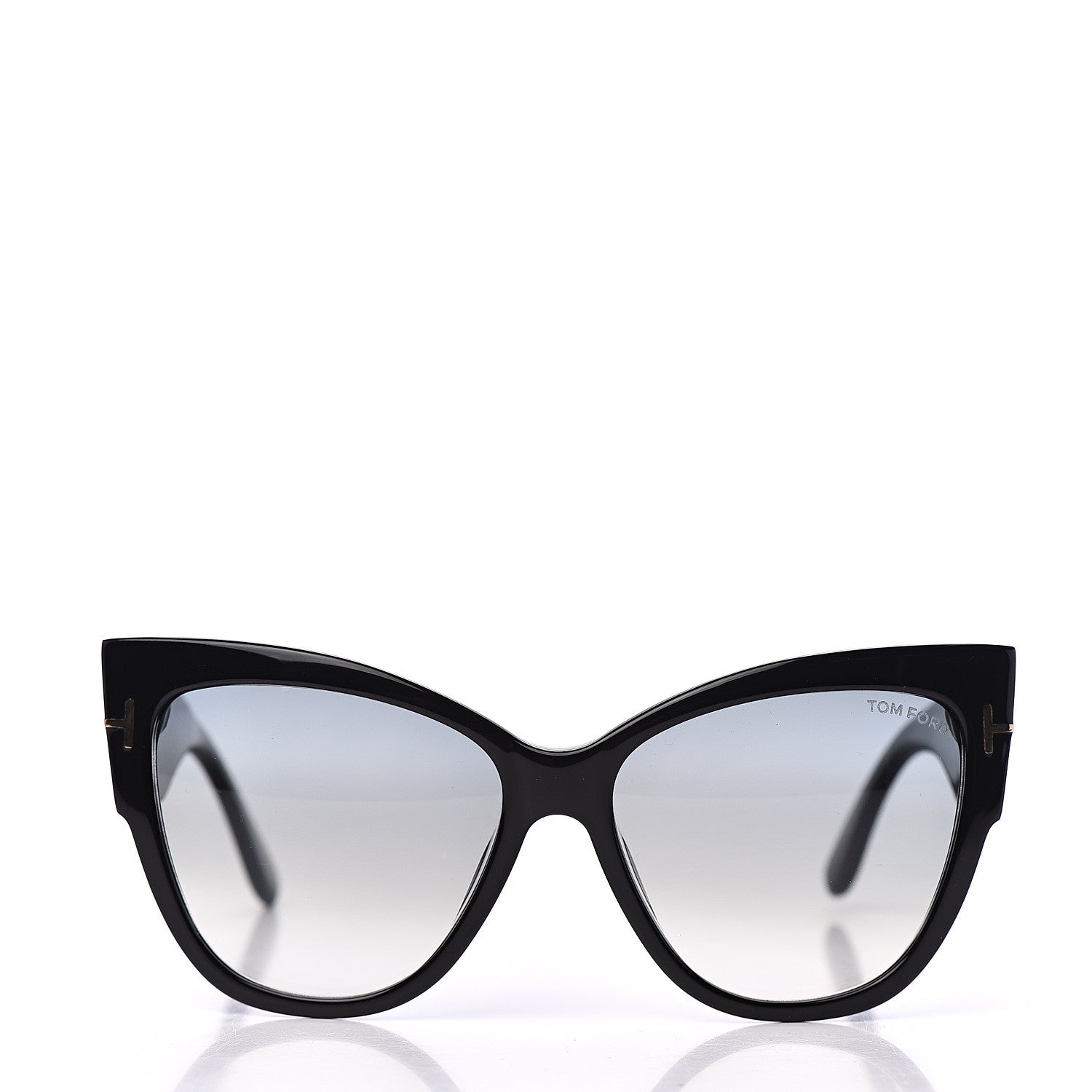 Tom Ford Acetate Anoushka Cat Eye Sunglasses TF371 Black 2 of 8
