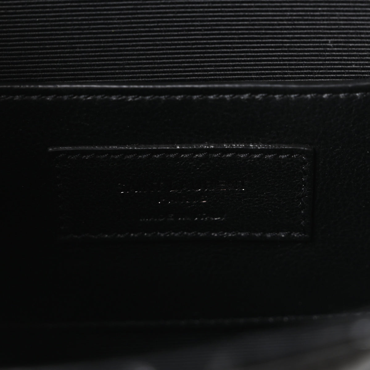 Saint Laurent Patent Mixed Matelasse Triquilt Small Monogram Satchel Black 6 of 11