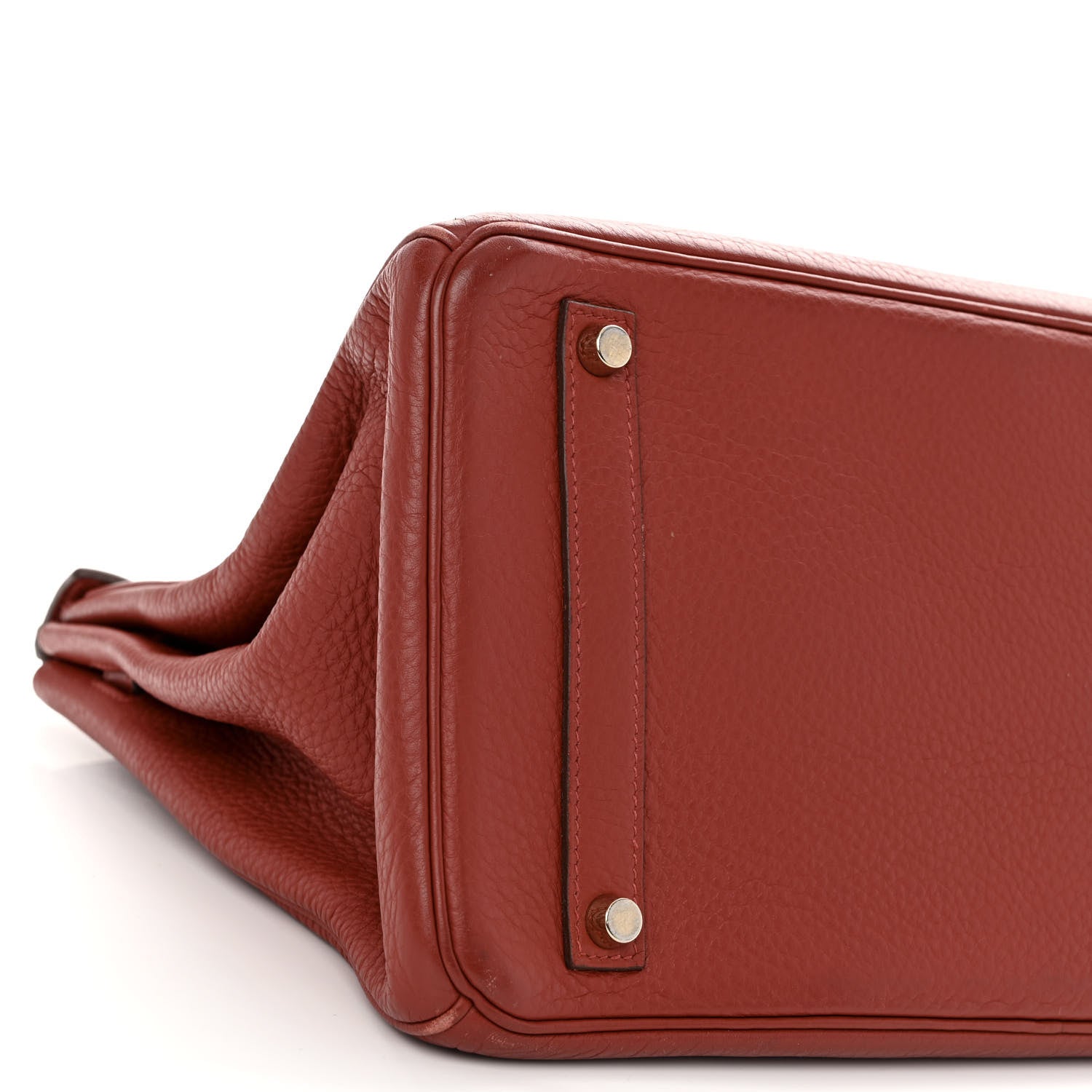 Hermes Taurillon Clemence Birkin 35 Brique 7 of 12