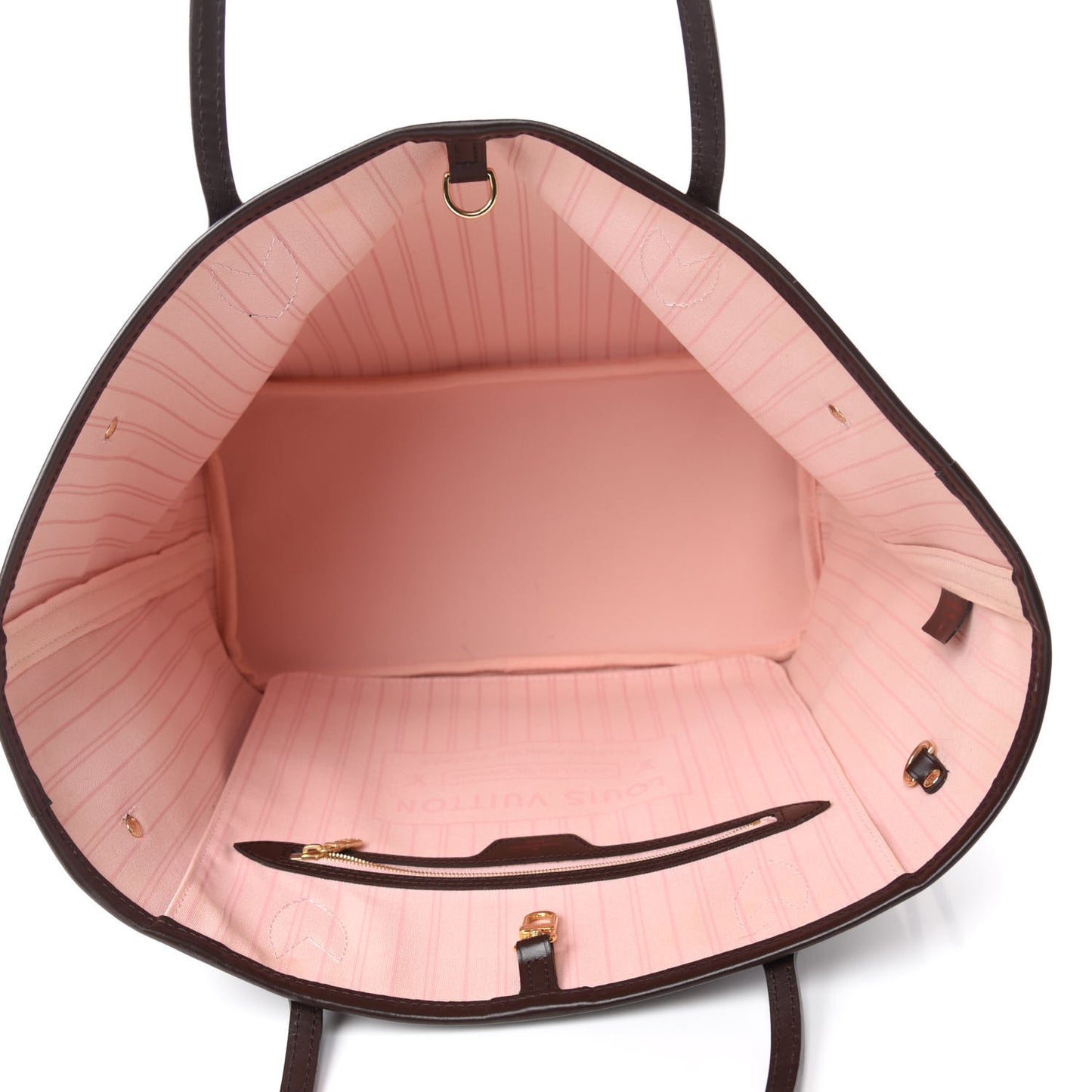Damier Ebene Neo Neverfull MM Rose Ballerine