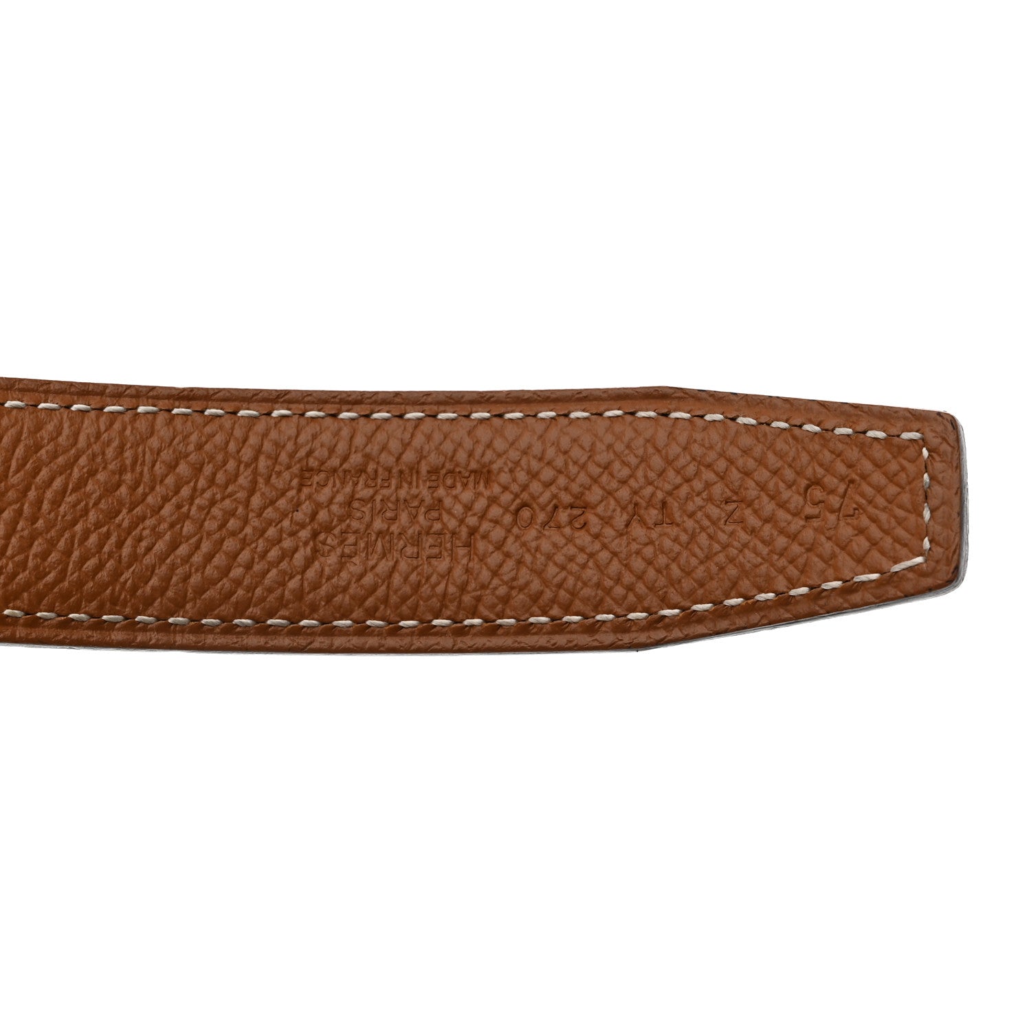Hermes Swift Epsom 24mm Mini Constance H Belt 75 Black Gold 6 of 8