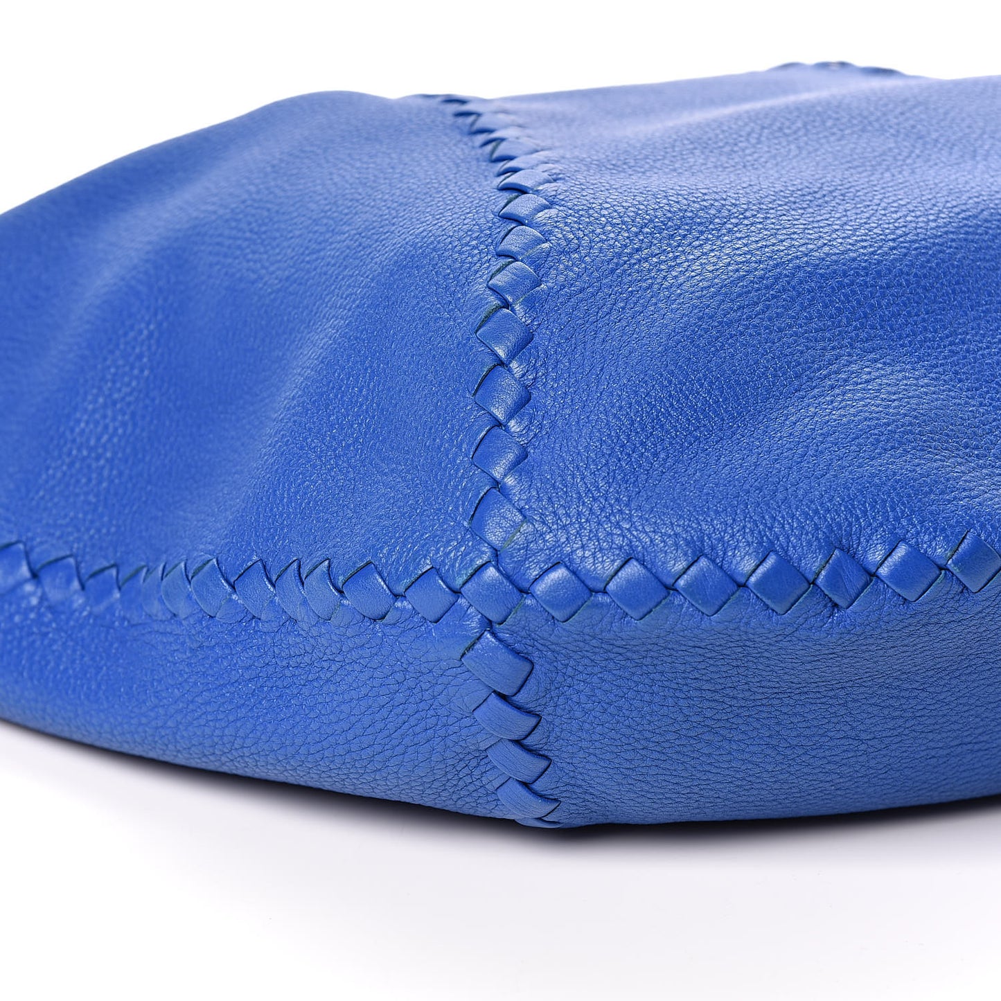 Cervo Deerskin Large Hobo Signal Blue