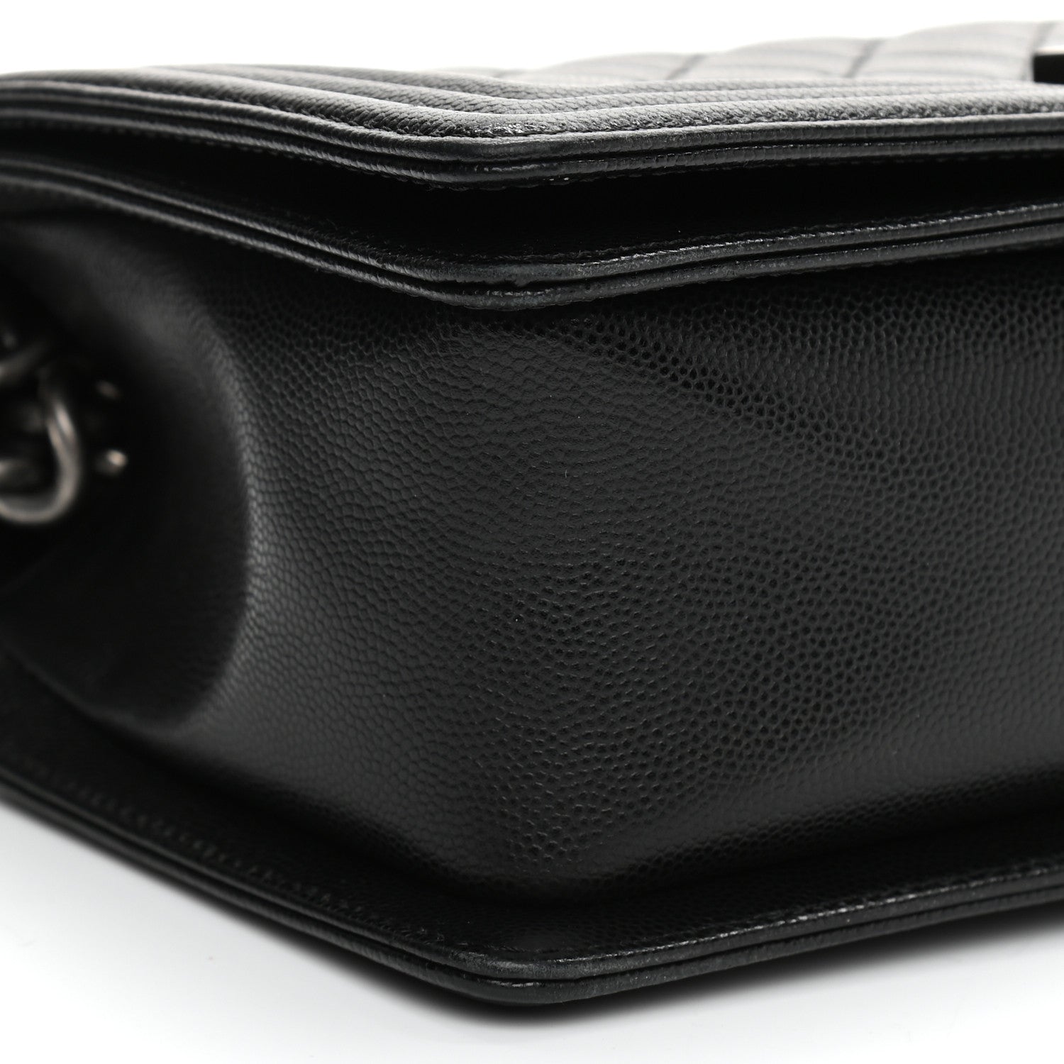 Chanel Caviar Quilted Medium Boy Flap Black 9 of 11
