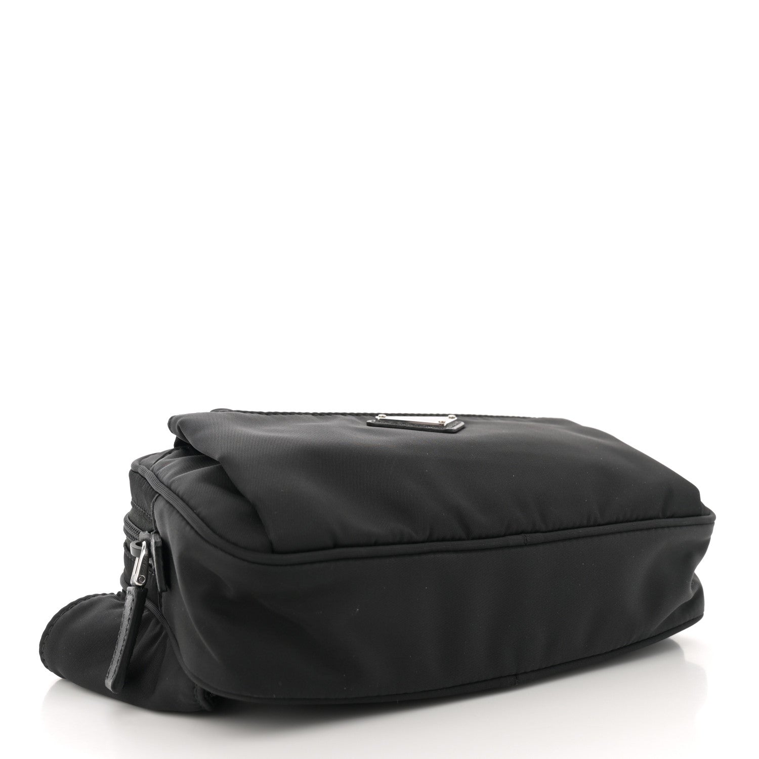 Prada Re-Nylon Saffiano Belt Bag L Black 4 of 12