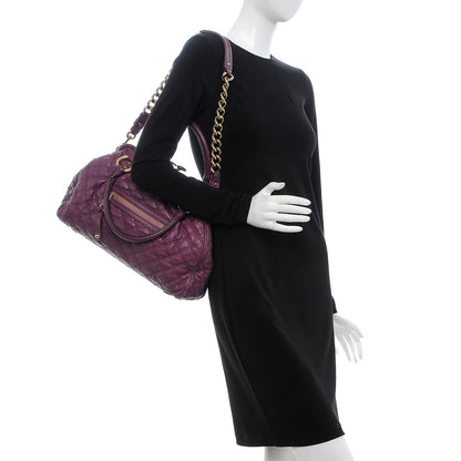 Marc Jacobs Calfskin Quilted Stam Purple 2 of 23