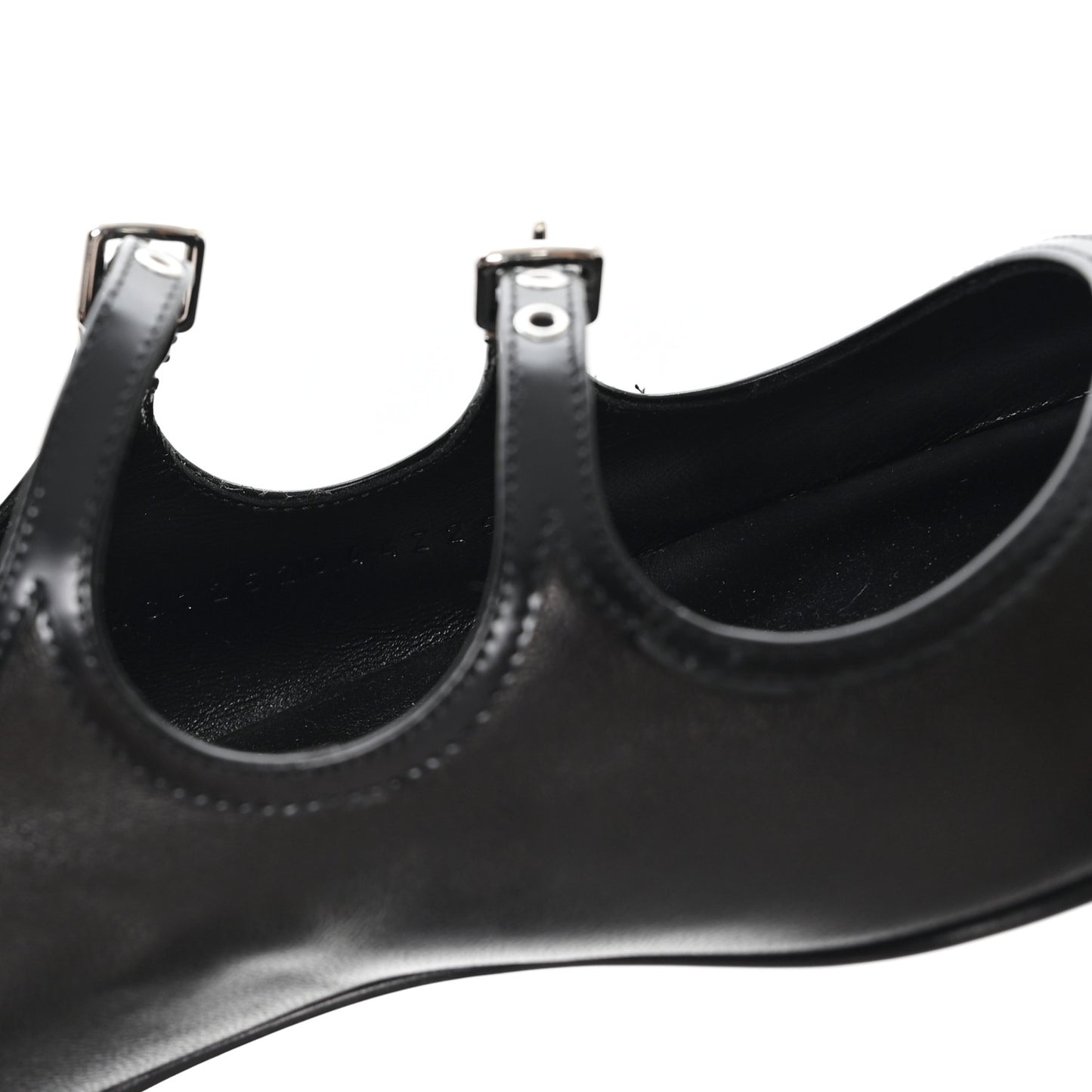 Nappa Toscan Calfskin Lilia Ballet Flats 38 Black