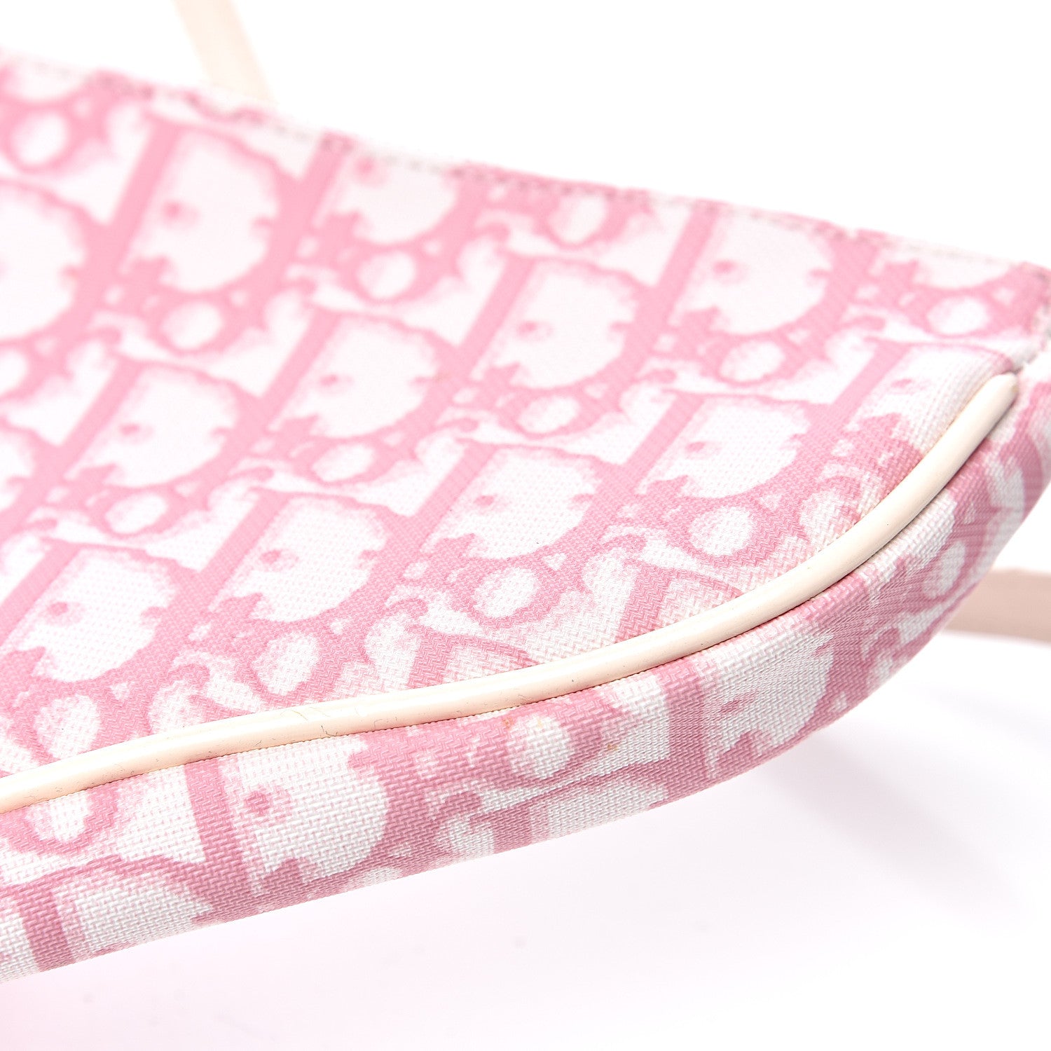 Christian Dior Monogram Mini Saddle Pochette Pink 12 of 12