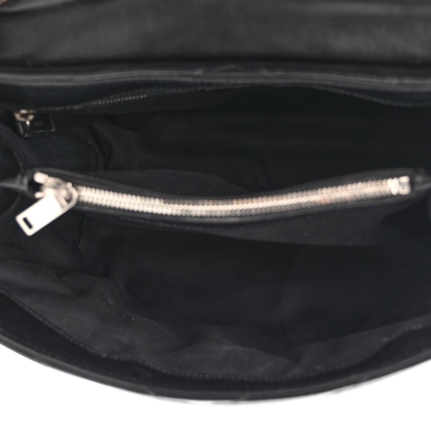 Saint Laurent Calfskin Y Quilted Monogram Medium Loulou Chain Satchel Black 5 of 17