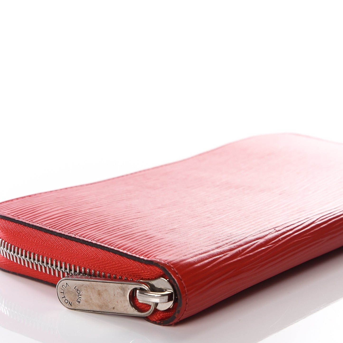Epi Zippy Wallet Coquelicot