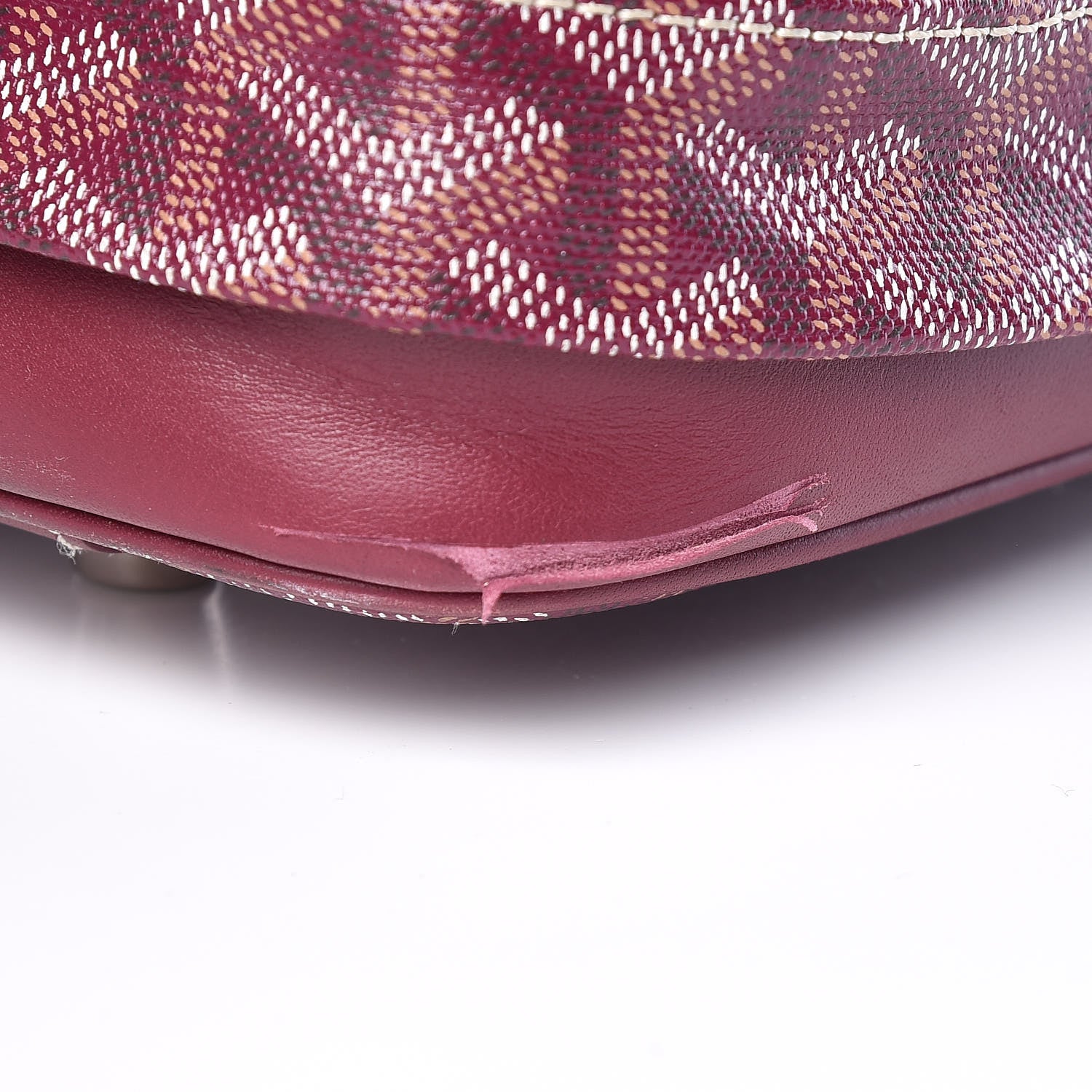 Goyard Goyardine Hotel Du Parc Briefcase Burgundy 9 of 9